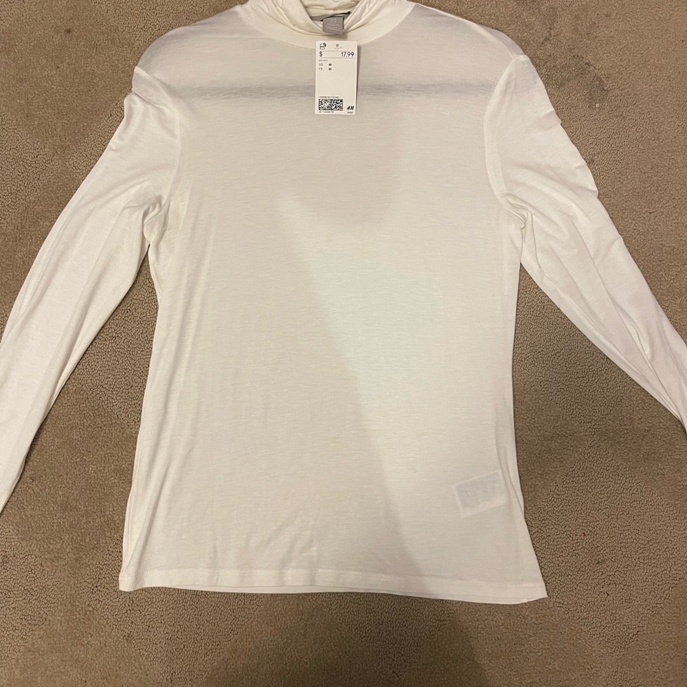 white turtle neck